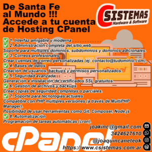 Servicio de Hosting Linux Mensual